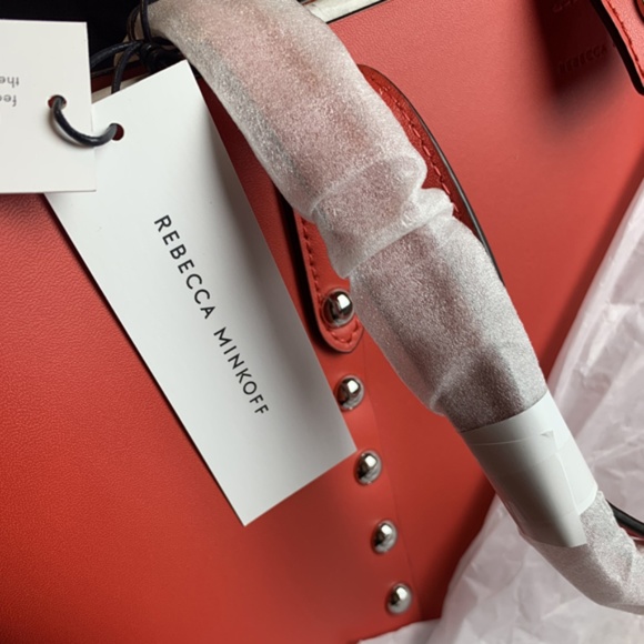 NWT Rebecca Minkoff Leather Tote Bag - Picture 7 of 8